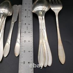 Lady Hamilton by Oneida Silverplate 1932 Flatware Set 55 Pc Dinner Service