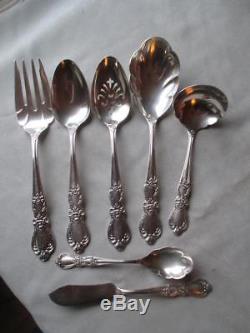 Large Set Rogers Bros Heritage Flatware 55 Pc Service For 8