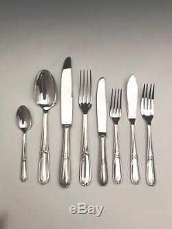 Large set of Christofle Silverplate, pattern Unknown, New Condition