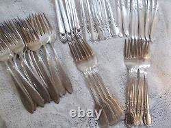 Lot Silverplate Salad Forks 165 No Monograms Dinners, Jewelry, Crafts