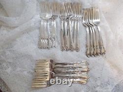 Lot Silverplate Salad Forks 165 No Monograms Dinners, Jewelry, Crafts