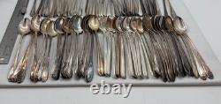 Lot of 100 Assorted Silverplate Iced Tea Spoons Lot#120