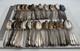 Lot of 100 Assorted Vintage Silverplate Oval Soup Dessert Spoons Lot#312