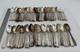Lot of 100 Assorted Vintage Silverplate Teaspoons Lot#176