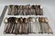 Lot of 100 Assorted Vintage Silverplate Teaspoons Lot#320