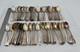 Lot of 100 Assorted Vintage Silverplate Teaspoons Lot#69