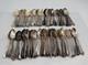 Lot of 100 Assorted Vintage Silverplate Teaspoons Lot#93