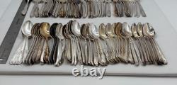 Lot of 100 Assorted Vintage Silverplate Teaspoons Lot#96