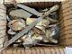 Lot of 14+ pounds LBS of Silverplate Flatware Knives-Forks-Spoons-Serving Pcs