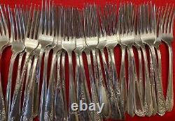 Lot of 50+ Vintage Silverplate Flatware LUNCHEON FORKS for Special Events