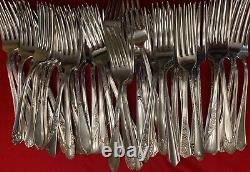 Lot of 50+ Vintage Silverplate Flatware LUNCHEON FORKS for Special Events
