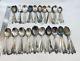 Lot of 60 Assorted Vintage Silverplate Sugar Spoons Jelly Servers Lot#66