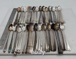 Lot of 70 Assorted Silverplate Iced Tea Spoons Lot#39
