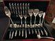 MAGIC ROSE by 1847 Rogers Silverplate Flatware Service for 8 + Huge Hostess Set