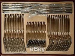 MILANO 116 Piece Set SERVICE FOR 12 New In Case FLATWARE SILVERWARE Made N Italy