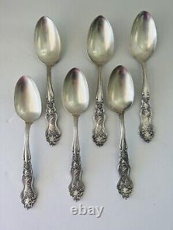 MOSELLE American 1906 Silverplate Set Of 22 Pieces Grapes Art Nouveau Monogram S