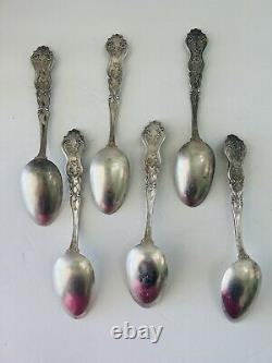 MOSELLE American 1906 Silverplate Set Of 22 Pieces Grapes Art Nouveau Monogram S