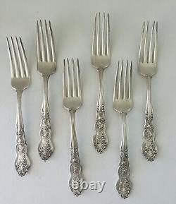 MOSELLE American 1906 Silverplate Set Of 22 Pieces Grapes Art Nouveau Monogram S