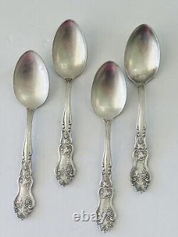 MOSELLE American 1906 Silverplate Set Of 22 Pieces Grapes Art Nouveau Monogram S