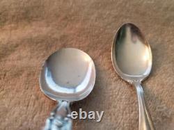 MOSELLE by American Silver Company Grape Motif 5 pc Baby Spoon Youth Set Pusher