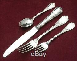 Marly by Christofle France Silver plate 4 piece Luncheon Size Place Setting