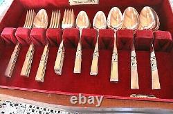 Morning Star Community Silverplate Flatware 54 Pieces With Case