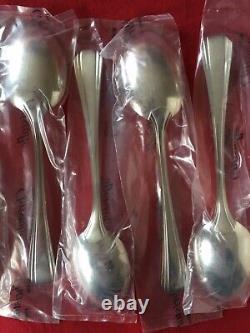 NEW BOREAL SPOONS ENTREMETS CHRISTOFLE 6 6/8 17 cms FRANCE RARE
