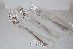 NEW Chambly Baguette Silverplated Flatware 15pcs total, Three 5pc Settings