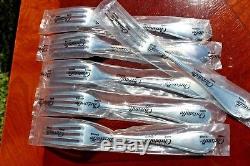 NEW Christofle Pompadour Silver Plated Flatware 18 Pcs Set in 6 Settings