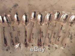 NEW SET Christofle CLUNY Silver-plate Table Cake Dinner Forks Spoons Knives