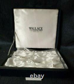NEW Wallace Silversmiths Baroque Silver Plate Four Piece Serving Set