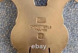 NIB Set 4 Cristofle Art Deco Silver Plate Knife Rests Paris France