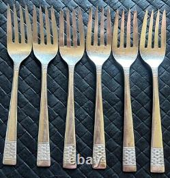 National Silver Co. 33 Piece Flatware Set 1946 Cavalcade Pattern