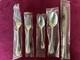 New Vintage Christofle Malmaison Silverplate Flatware 5 Pieces