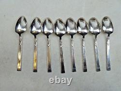 Nobility Wind Song Silverplate Flatware Set 55 Pieces Vintage + Wood Box