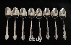 Oneida 1881 Rogers Silverplate Flirtation, setting for 8 with serving pieces