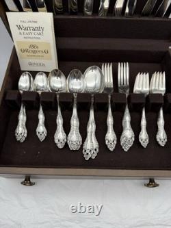 Oneida 1881 Rogers Victorian Classic Silverplate 72 Pc Service for 12