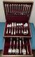 Oneida Belcourt Silverplate Flatware, Service For 12 -In Wooden Box -65 Pieces