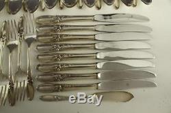 Oneida COMMUNITY Flatware Silverplate 1953 WHITE ORCHID Place Settings & Serving