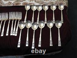 Oneida Community 1936 CORONATION Silverplate Flatware Set 119 Pieces