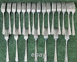 Oneida Community DEAUVILLE 1929 Art Deco Silverware Flatware Set Lot Silver fork