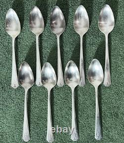 Oneida Community DEAUVILLE 1929 Art Deco Silverware Flatware Set Lot Silver fork