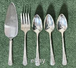 Oneida Community DEAUVILLE 1929 Art Deco Silverware Flatware Set Lot Silver fork