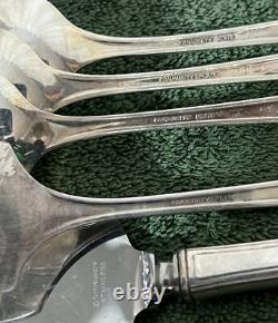 Oneida Community DEAUVILLE 1929 Art Deco Silverware Flatware Set Lot Silver fork