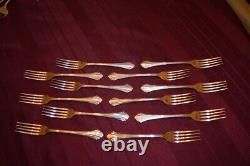 Oneida Community Enchantment Silverplate Service for 12 withbox, servers, extrs