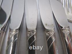 Oneida Community Evening Star Silverplate Flatware Grille/Viande Set 70 Pieces