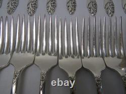 Oneida Community Evening Star Silverplate Flatware Grille/Viande Set 70 Pieces