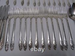 Oneida Community Evening Star Silverplate Flatware Grille/Viande Set 70 Pieces