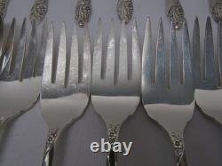 Oneida Community Evening Star Silverplate Flatware Grille/Viande Set 70 Pieces