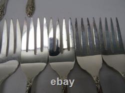Oneida Community Evening Star Silverplate Flatware Grille/Viande Set 70 Pieces
